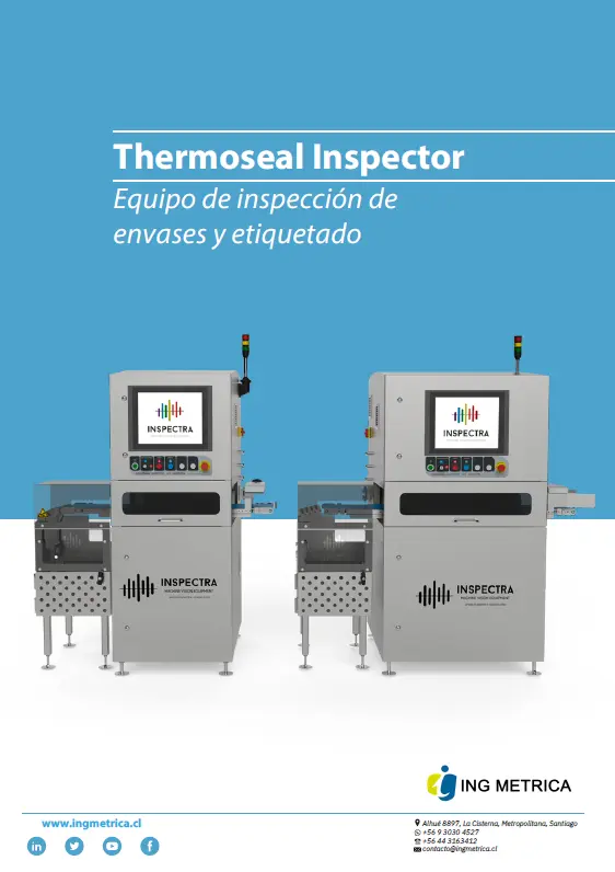 ETIQUETADO CUERPOS EXTRAÑOS CONTROL DE CALIDAD INOCUIDAD PRODUCCIÓN ALIMENTOS INTELIGENCIA ARTIFICIAL
