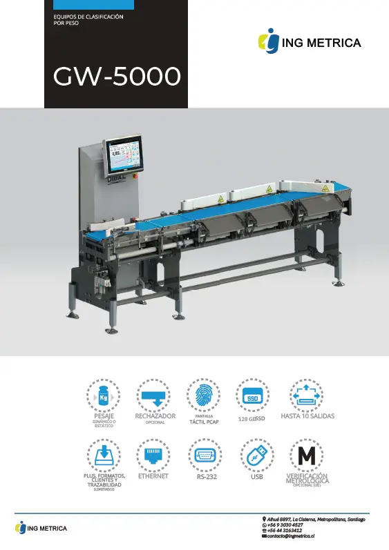 CONTROL DE PESO INDUSTRIAL DIBAL CHILE 