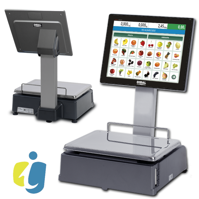 Balanza PC CS-2155 Autoservicio Etiquetas 2"