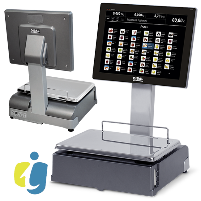 Balanza Dibal PC CS-2255 Autoservicio Etiquetas 2"