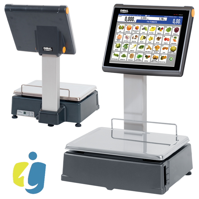 Balanza Dibal Táctil D-955 Autoservicio Etiquetas