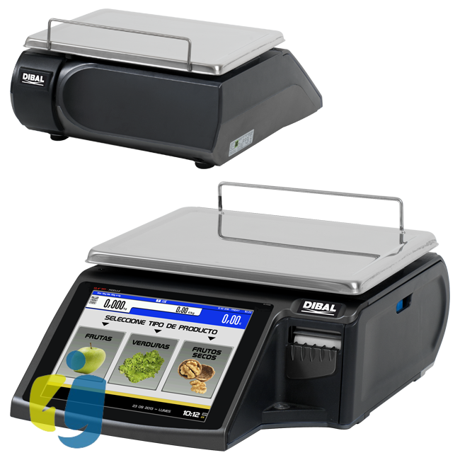 Balanza Dibal Táctil D-955 Plana Autoservicio Etiquetas
