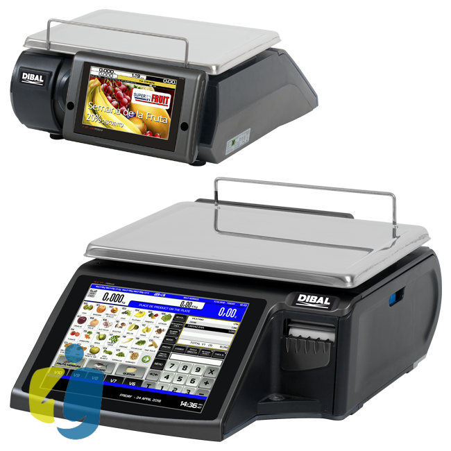Balanza Dibal Táctil D-955 Plana Etiquetas (o Tickets)