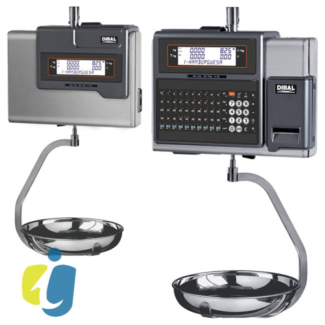 Balanza Dibal Electrónica D-540 Colgante Inox Tickets