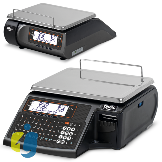 Balanza Dibal Electrónica D-545 Plana Etiquetas (o Tickets)