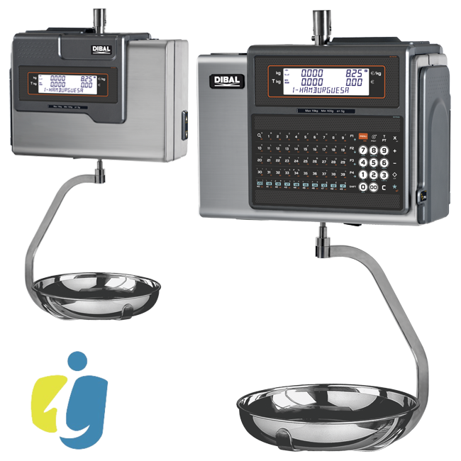 Balanza Dibal Electrónica D-545 Colgante Inox Etiquetas (o Tickets)