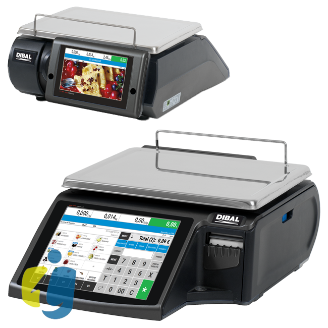 Balanza Dibal PC CS-2155 Plana Etiquetas (o Tickets)