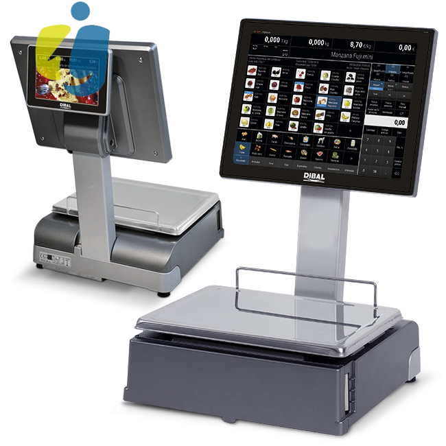 Balanza Dibal  PC CS-2255 Doble Cuerpo Etiquetas (o Tickets) 2"