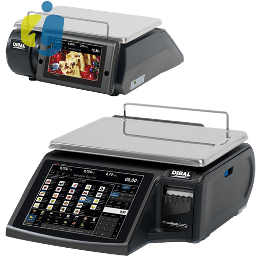 Balanza Dibal PC CS-2255 Plana Etiquetas (o Tickets) 2"