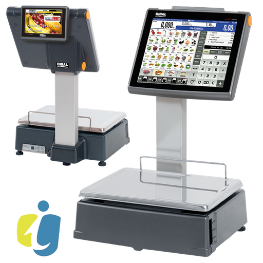 Balanza Dibal Táctil D-955 Doble Cuerpo Etiquetas (o Tickets)