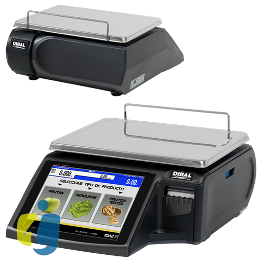 Balanza Dibal Táctil D-955 Plana Autoservicio Etiquetas