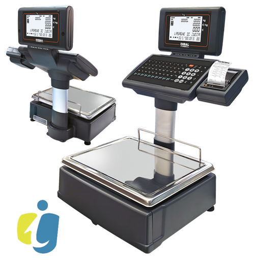 Balanza Dibal electrónica D-540 Doble Cuerpo Tickets Easy Loading