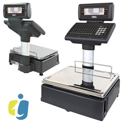 Balanza Dibal Electrónica D-545 Doble Cuerpo Etiquetas (o Tickets)